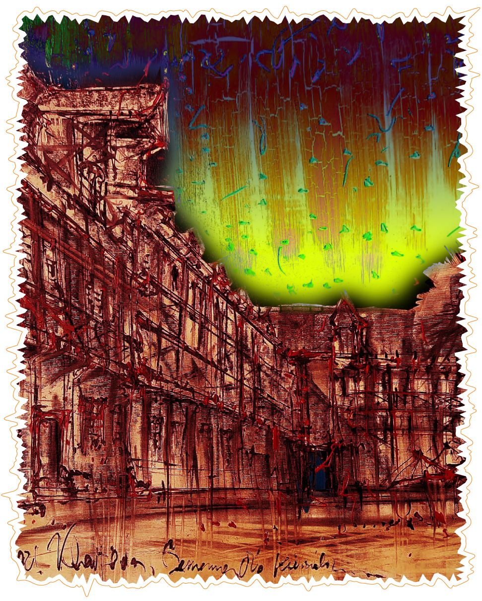 Klaipeda Old Town Digital Art